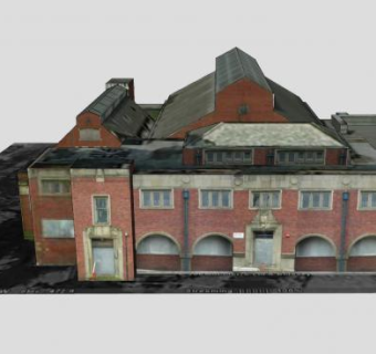 希斯镇浴池售楼处SU模型下载_sketchup草图大师SKP模型