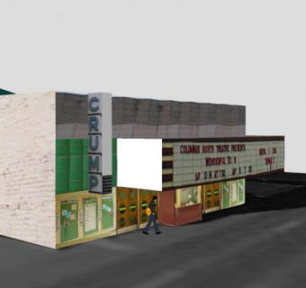 现代售楼处楼房SU模型下载_sketchup草图大师SKP模型