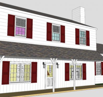 家居装修售楼处SU模型下载_sketchup草图大师SKP模型