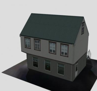 雷克雅未克市博物馆SU模型下载_sketchup草图大师SKP模型