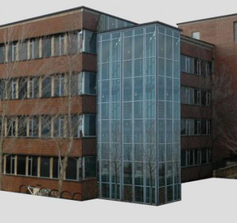 学生服务大楼模型SU模型下载_sketchup草图大师SKP模型