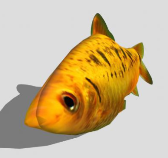 3D水生动物纹理鱼SU模型下载_sketchup草图大师SKP模型