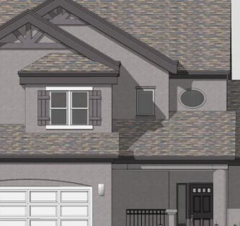 牧场房子售楼处SU模型下载_sketchup草图大师SKP模型