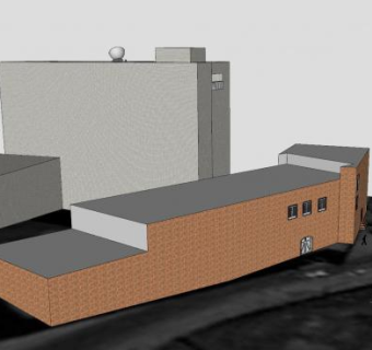 高科技网关互联网服务SU模型下载_sketchup草图大师SKP模型