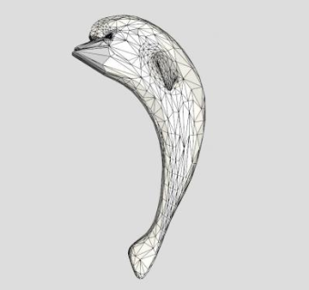 哺乳动物海豚SU模型下载_sketchup草图大师SKP模型