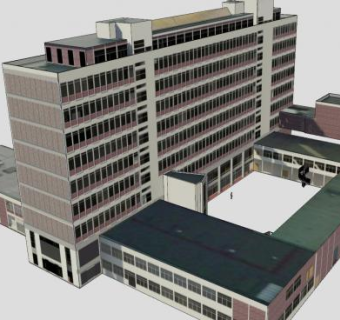 科克罗夫特建筑SU模型下载_sketchup草图大师SKP模型