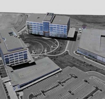 现代科技公司SU模型下载_sketchup草图大师SKP模型