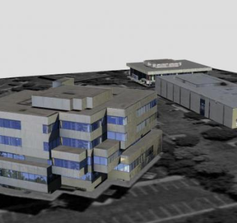 百汇科技公司SU模型下载_sketchup草图大师SKP模型