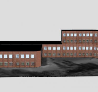 塔林理工大学计算机中心SU模型下载_sketchup草图大师SKP模型