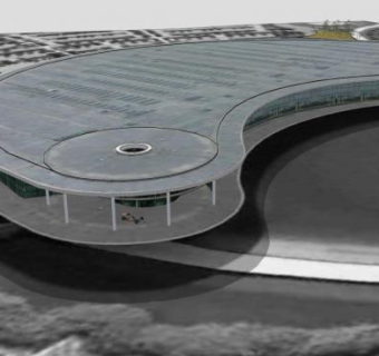 迈凯轮技术中心SU模型下载_sketchup草图大师SKP模型