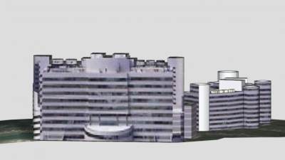 财团法人工业技术研究院SU模型下载_sketchup草图大师SKP模型