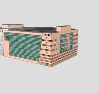 印度古尔冈楼房SU模型下载_sketchup草图大师SKP模型