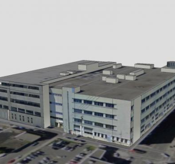 高等技术学院楼房SU模型下载_sketchup草图大师SKP模型