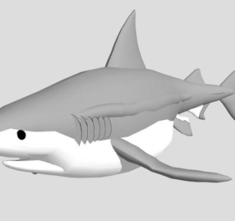 软骨鱼纲牛鲨SU模型下载_sketchup草图大师SKP模型
