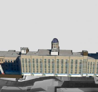 火星大学建筑SU模型下载_sketchup草图大师SKP模型