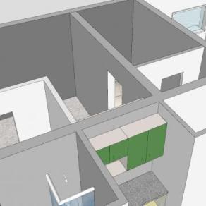 现代包间装修SU模型下载_sketchup草图大师SKP模型