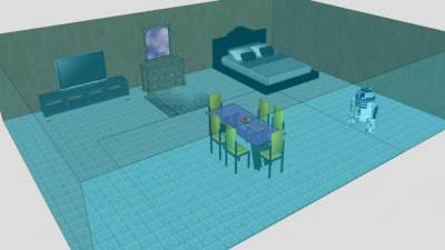 室内设计装修SU模型下载_sketchup草图大师SKP模型