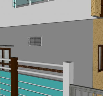 住宅建筑标高SU模型下载_sketchup草图大师SKP模型