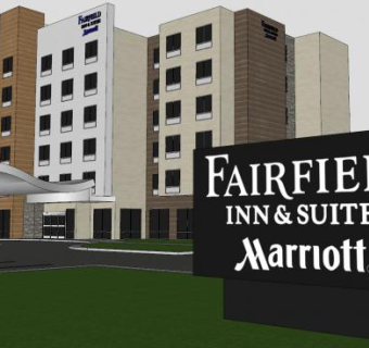 费尔菲尔德酒店套房酒店SU模型下载_sketchup草图大师SKP模型