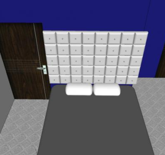 宾馆酒店室内套房SU模型下载_sketchup草图大师SKP模型