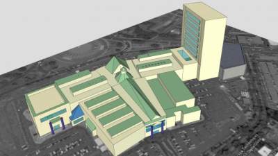 酒店套房建筑SU模型下载_sketchup草图大师SKP模型