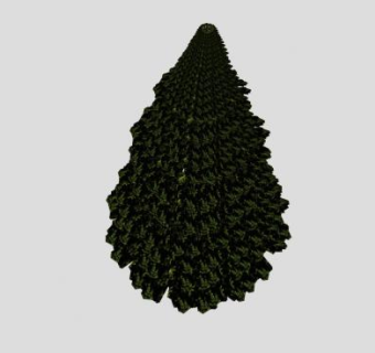 乔木植物松树SU模型下载_sketchup草图大师SKP模型