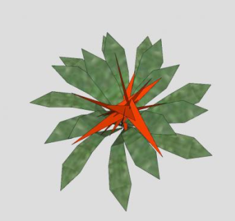 观花观叶植物SU模型下载_sketchup草图大师SKP模型