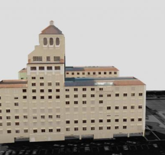 现代酒店公寓SU模型下载_sketchup草图大师SKP模型