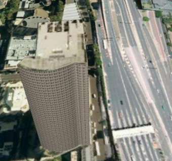 雪娜拉酒店建筑SU模型下载_sketchup草图大师SKP模型