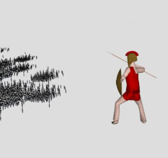 斯巴达战士SU模型下载_sketchup草图大师SKP模型