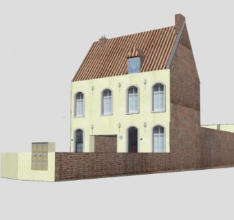 酒店建筑住宅外观SU模型下载_sketchup草图大师SKP模型