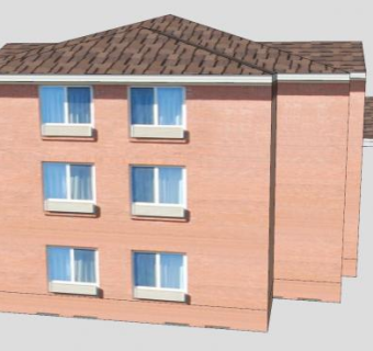 斯普林菲尔德酒店SU模型下载_sketchup草图大师SKP模型