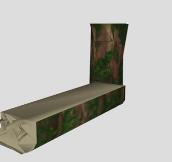 长青苔树桩SU模型下载_sketchup草图大师SKP模型