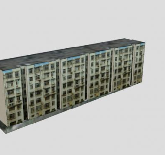 员工宿舍宾馆SU模型下载_sketchup草图大师SKP模型