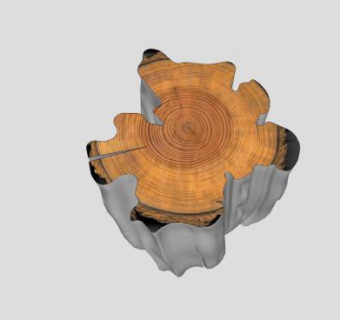 木砖凳SU模型下载_sketchup草图大师SKP模型