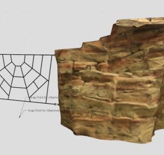 攀登岩绳索链SU模型下载_sketchup草图大师SKP模型