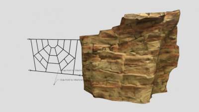 攀登岩绳索链SU模型下载_sketchup草图大师SKP模型