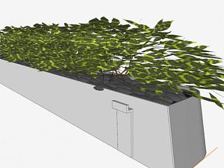花园植物<em>种植</em>盆栽SU模型下载_sketchup草图大师SKP模型