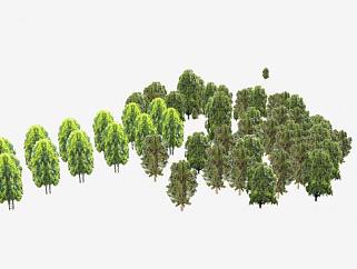 俾斯麦塔附近的森林SU模型下载_sketchup草图大师SKP模型