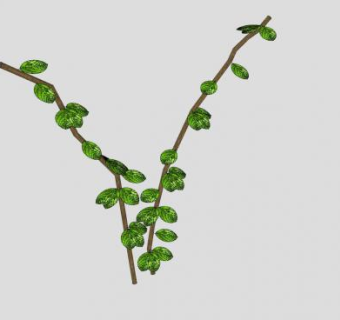 木质藤本植物SU模型下载_sketchup草图大师SKP模型