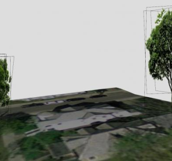 贝尔街34号的乔木植物SU模型下载_sketchup草图大师SKP模型