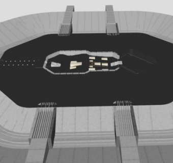 篝火台壁炉SU模型下载_sketchup草图大师SKP模型