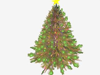 星星装饰<em>圣诞</em>树SU模型下载_sketchup草图大师SKP模型