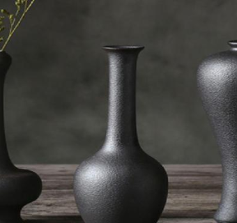 现代中式花瓶SU模型下载_sketchup草图大师SKP模型