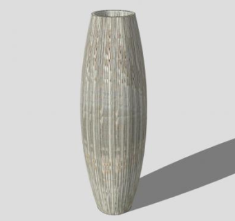 现代高花瓶SU模型下载_sketchup草图大师SKP模型
