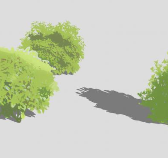 绿叶灌木SU模型下载_sketchup草图大师SKP模型