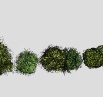 灌木集植物种类SU模型下载_sketchup草图大师SKP模型