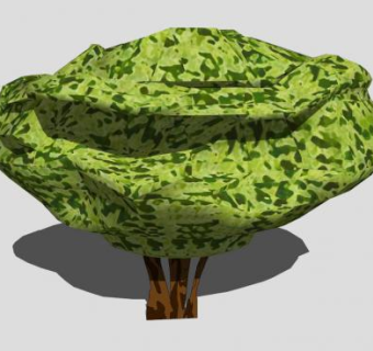 矮小乔木灌木SU模型下载_sketchup草图大师SKP模型