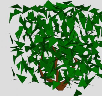 绿叶灌木树SU模型下载_sketchup草图大师SKP模型