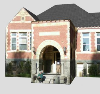 卡内基户外建筑SU模型下载_sketchup草图大师SKP模型